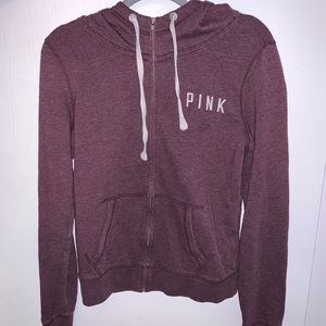 PINK Zip Up Sweatshirt